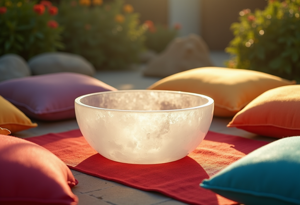 Bain sonore aux bols de cristal : Bienfaits et pratique pour une relaxation profonde